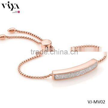 Viya Jewelry Hot Sale Design Rose Gold Monica Vinader Bracelet Trendy Bracelet VJ-MV-02