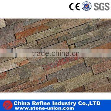 Rusty quartzite wall pannel tiles