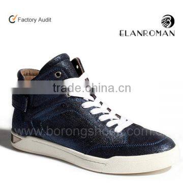 Hot-sale fashion leather unisex sneakers shoes for outdoor