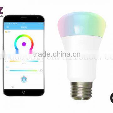 LED wifi wrgb Bulb for iphone and Android