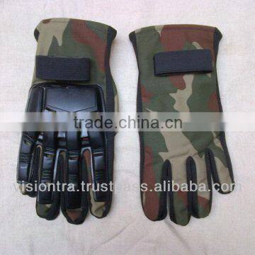 Cotton Gloves Paintball Cammo ,Cotton + plastic Gloves Paintball,PayPal Available