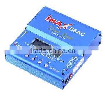 80W IMAX B6AC B6 AC Dual Power LCD Control Digital Lipo Lipro NiMH 3S/4S/5S RC Battery Balance Charger Batteries Discharger EU/A photo-2