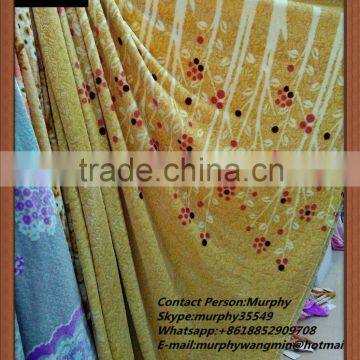 Cheap 3D Printed Burnt-out Flannel Blanket Fabric photo-3