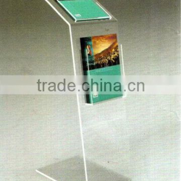 brochure holder, transparent color magazine holder, black brochure holder, brochure stand