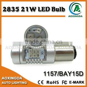 2835 21W 1157 BAY15D BAZ15D 12~24V high lumen car LED brake light turn signal parking light