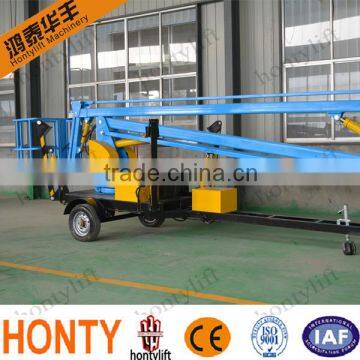 Professional Design 200kg Diesel Engine/Battery Type Folding Arm Genie Boom Lift photo-3