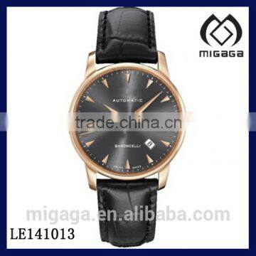 Fashion mechanical movement wristwatch for men automatic date display