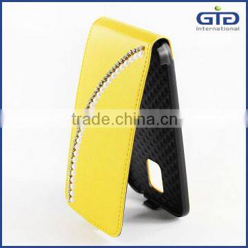 [GGIT] Flip With Pearl for Samsung S5 Mobile Phone Cover photo-3