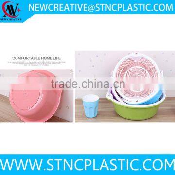 plastic vegetable fruit basket strainer with lid