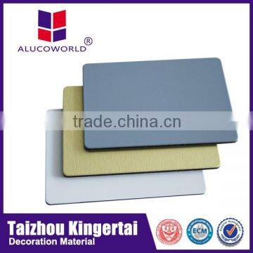 Alucoworld outdoor using smooth surface b1 certificate fireproof acp