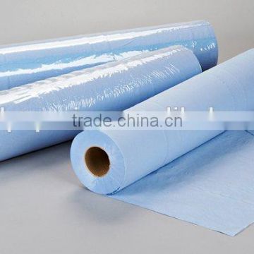 100% virgin pulp PE coated exam paper roll/ exam paper table roll/ disposable paper sheet roll