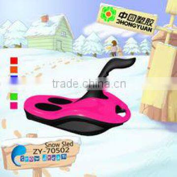 New design Plastic snow sled for kids