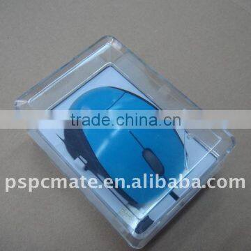 2.4g wireless mouse with transparent plastic box