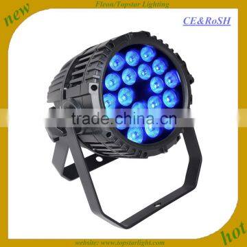 18*10W outdoor RGBW 4 in 1 LED par lighting for fashion shows