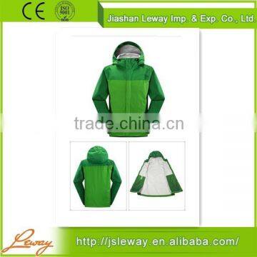 Custom high quality new green softshell jacket