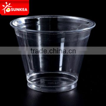 Small disposable plastic cup 5oz