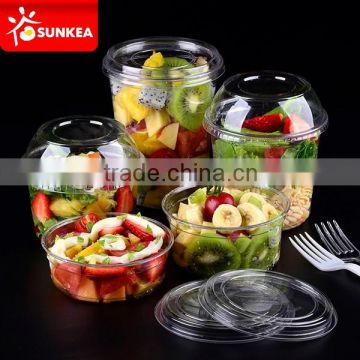 Disposable food packaging plastic cup