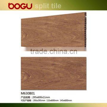 exterior wood color ceramic wall tile