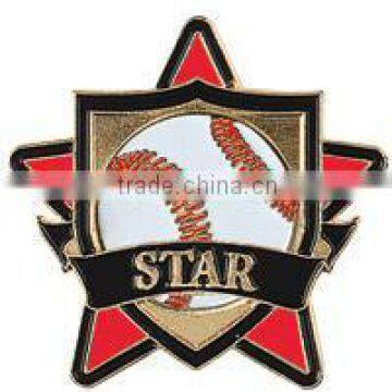 Baseball Star Pin