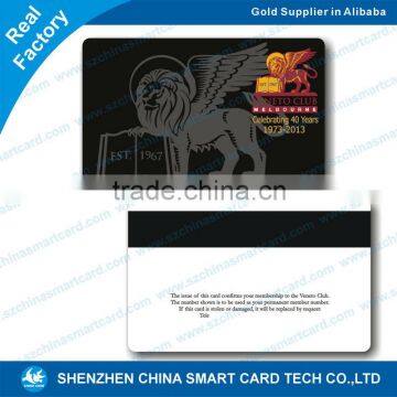 54*86*0.76mm plastic pvc card magnetic tickets