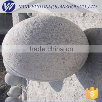 cheap chinese granite stone stop ball flamed buffering stone