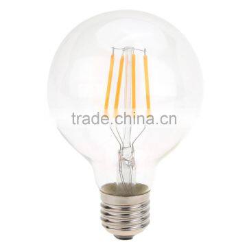 G80 LED Bulb 4W E26/E27 Filament Light AC 110V 220V Vintage Edison Lamp Retro Incandescent Transparent Glass Appearance