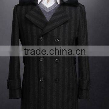 2015 Europe gentleman high-end business casual winter men's cashmere overcoat