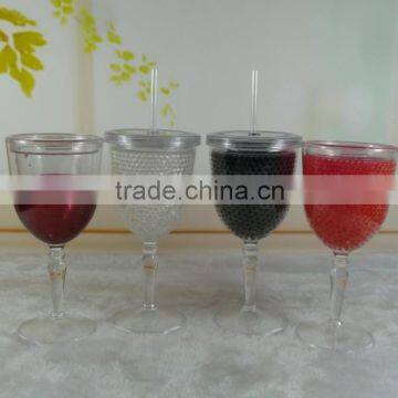 plastic mugs/double wall plastic mugs with liquid