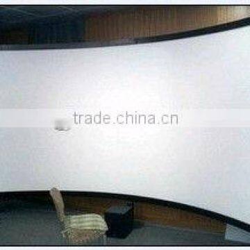 fixed frame curved projection screen