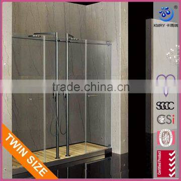 304 stainless steel hinged shower Door (KD8005)