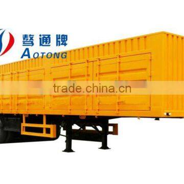 Galvanized box semi trailer with new price