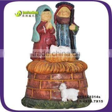 polyresin american christmas nativity figurines