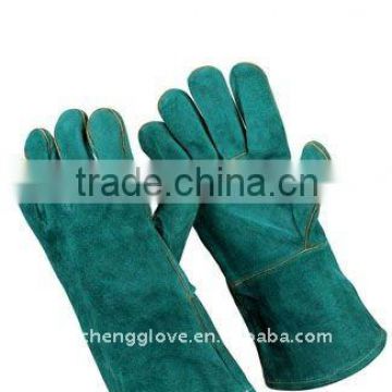 cow split leather welding glove