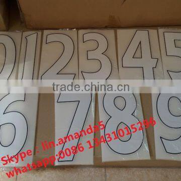 ticker letters and numbers flock transfer jersey numbers and letters heat transfer printing paper