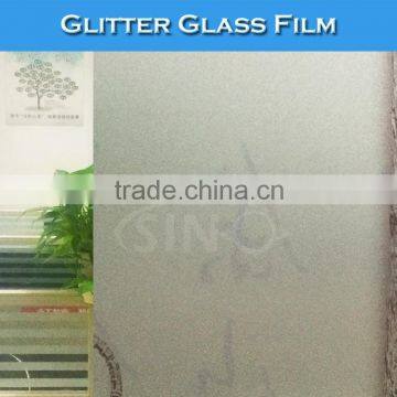 F005 Window Decoration Stickers Glitter Frost Glass Paper