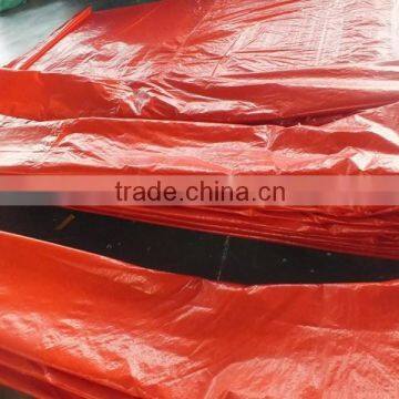 Plastic Sheeting PP/PE Tarpaulin Leno Woven Fabric Colored Finished Surface High Tensible Strong Reinforce Edge Awning Anti uv photo-5