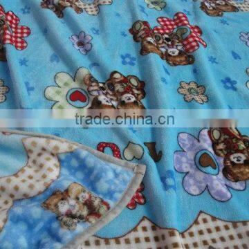 Factory price 100% polyester flannel fleece blanket