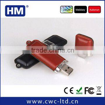 top selling products 2015 free samples usb leather 16gb black leather usb flash drive