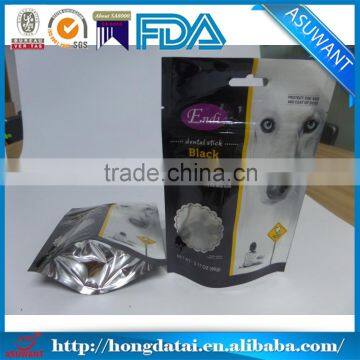 Custom Printed Resealable Stand up Pouch for Dog Food Packaging With Plane Hole photo-3