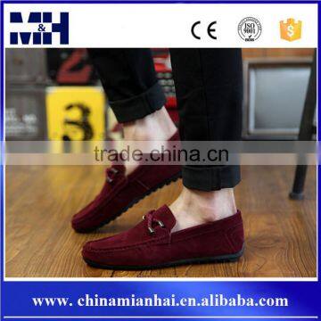 Hot Sales Casual Red Shoe Fashion Velvet Loafers Men