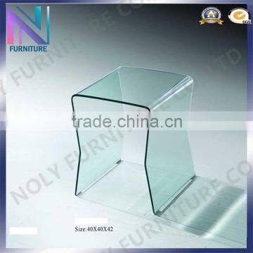 glass side table and small size pool table