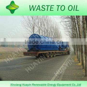 10 tons waste tyre pyrolysis oil machine in xinxiang city