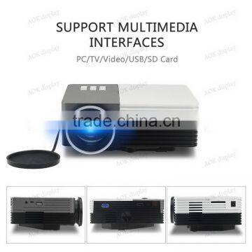 Mini Multimedia Portable LCD LED Video Game HOME Cinema Theater Movie Projector Support Outdoor Camping Mobile Projector