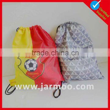 Newest design polyester mesh bags with drawstring