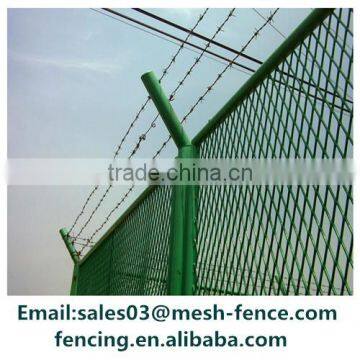 LOW PRICE HIGH SECURITY BARBED WIRE WITH WIRE MESH FENCING