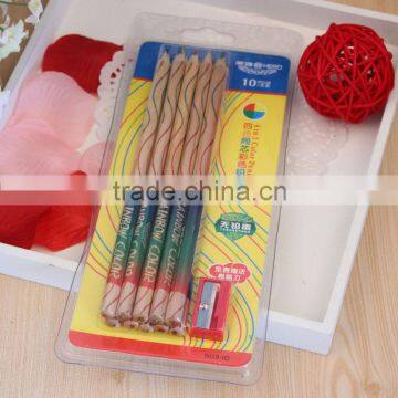 High quality color core personalised coloured pencils fashion drawing pencil