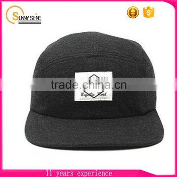 custom flat brim 5 panel hats wholesale