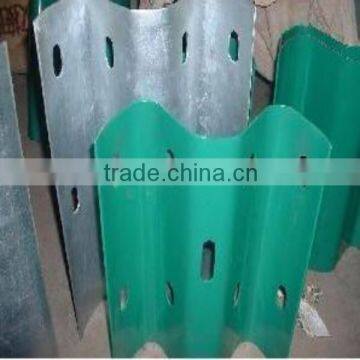 hot dipped galvanized highway guardrail