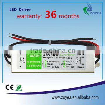 led waterproof lights 10w 24v led driver