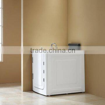 High quality simple soaking walk in bathtub for disabled people Q376